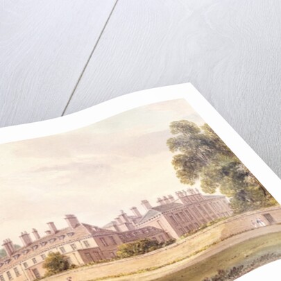 The South-West view of Kensington Palace, 1826 by John Buckler