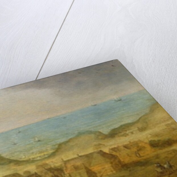 A view of Egmond Abbey by Claes Jacobsz. van der Heck