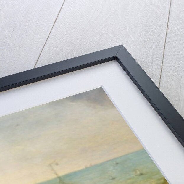 A view of Egmond Abbey by Claes Jacobsz. van der Heck