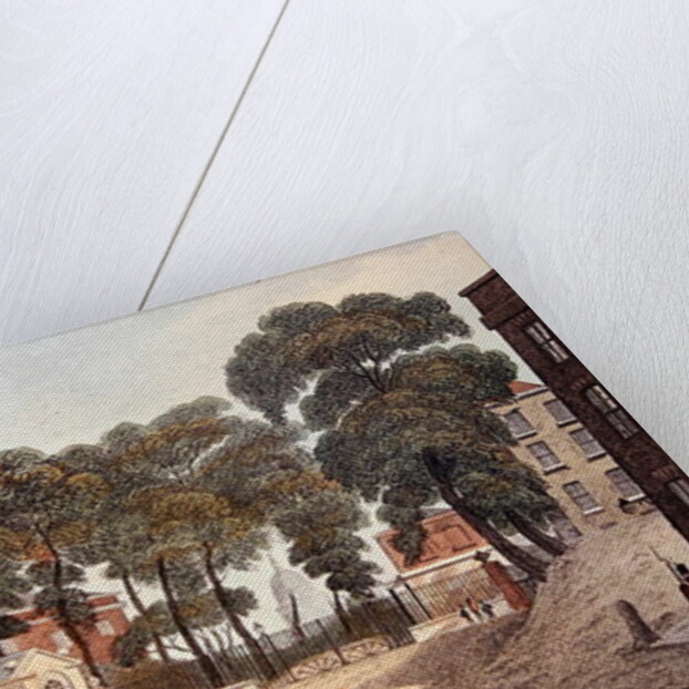 View of Whitehall Yard by English School