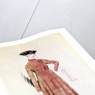 Uniform worn by women porters at the Bank of England 1917-20 by School English