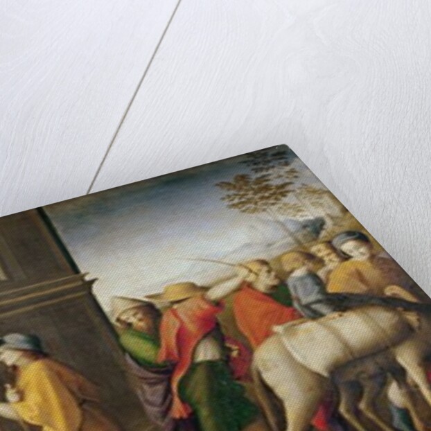 Joseph receives his Brothers, c. 1515 by Francesco Ubertini Il Bacchiacca