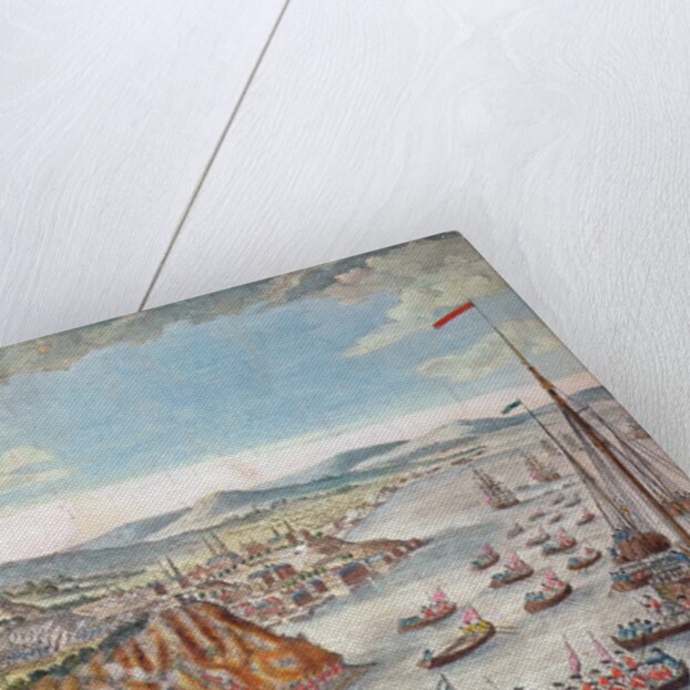 A View of the Taking of Quebec, September 13th 1759 by English School