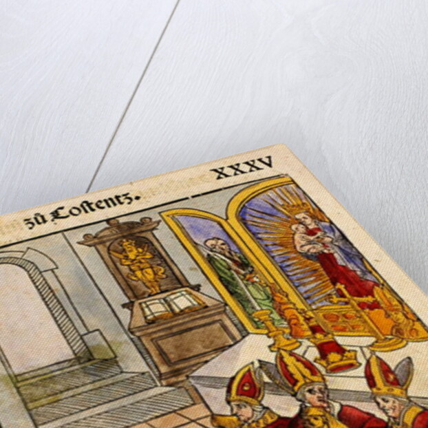 A scene from The Council of Constance by Ulrich von Richental