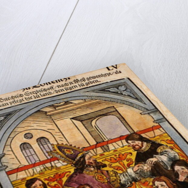 A scene from the Council of Constance by Ulrich von Richental