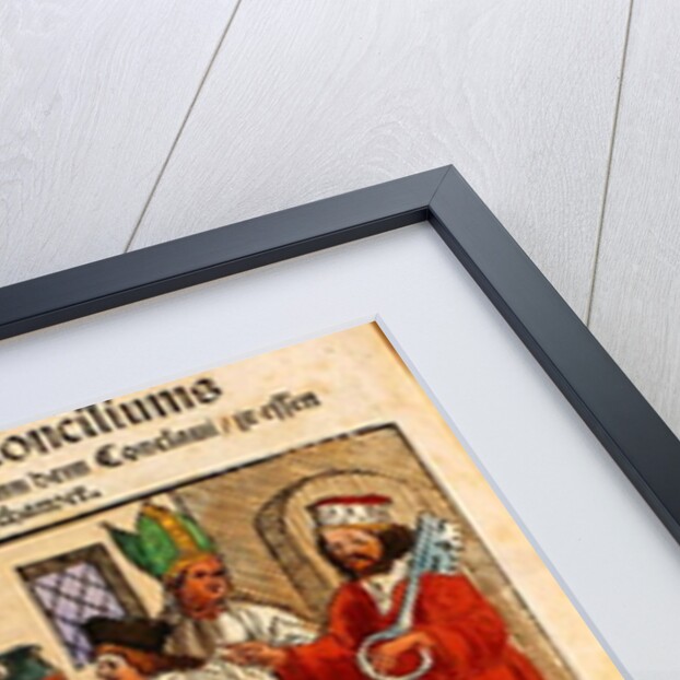 How the bread and wine were distributed to the people during the Council of Constance by Ulrich von Richental