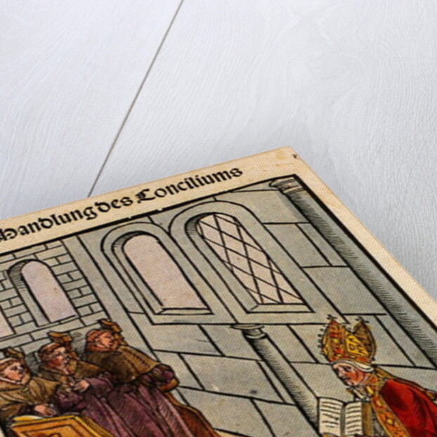 A scene from the Council of Constance by Ulrich von Richental