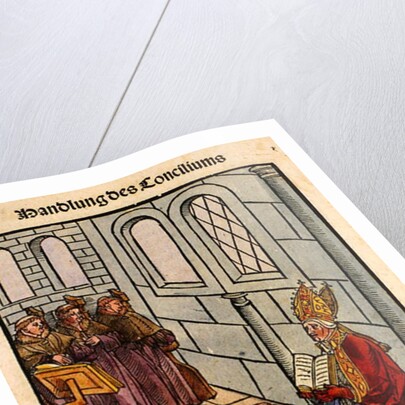 A scene from the Council of Constance by Ulrich von Richental