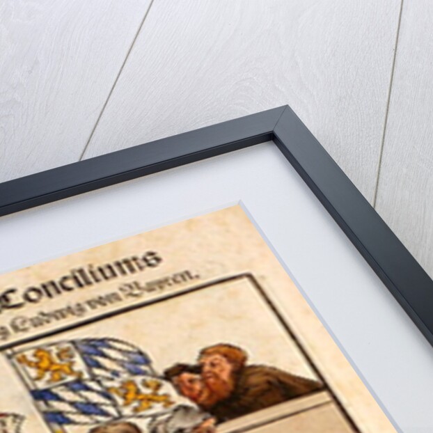 The Duke of Bayern receives his Feudal rights from the Emperor at the Council of Constance by Ulrich von Richental