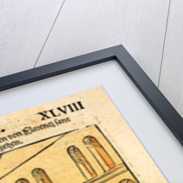 The Florentine delegates celebrate the feast of St. John, their patron saint, at the Council of Constance by Ulrich von Richental