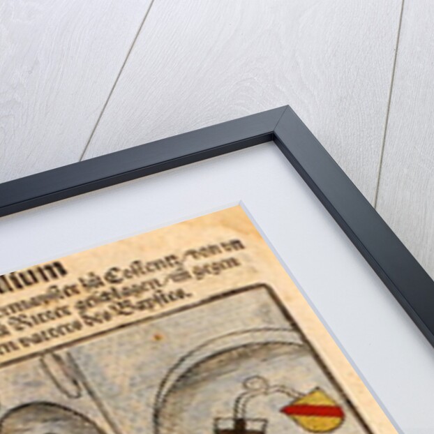 Henry of Ulm is awarded his knighthood by the Emperor at the Council of Constance by Ulrich von Richental