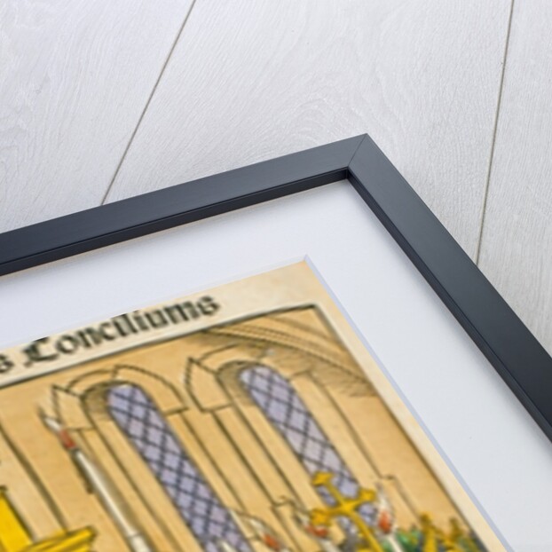 Martin V is installed as Pope at the Council of Constance by Ulrich von Richental