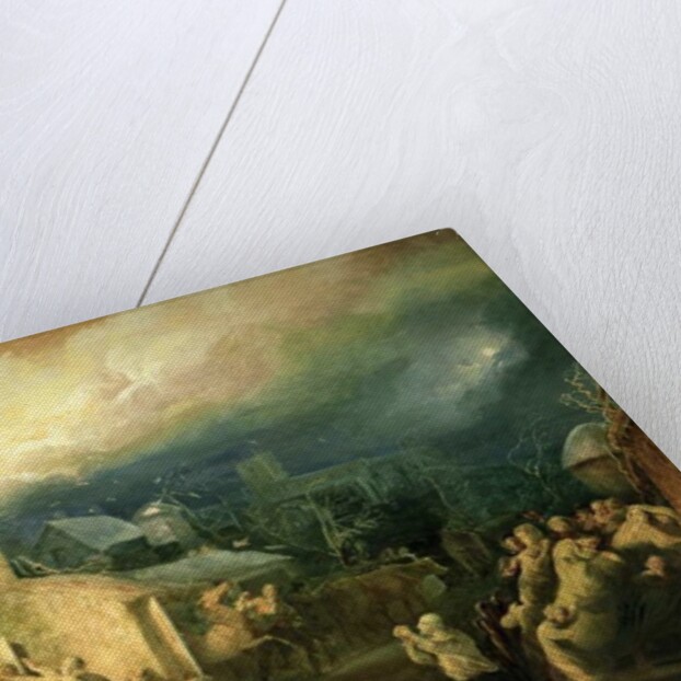 The Rescue of John Wesley from the Epworth Rectory Fire, 1840 by Henry Perlee Parker