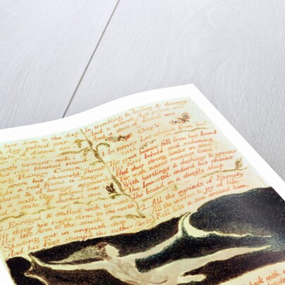 Two nostrils bent down to the deep... by William Blake