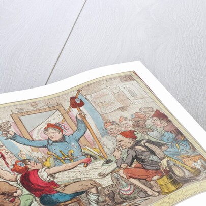 Modern Reformers in Council - or - Patriots Regaling, 1818 by Isaac Robert Cruikshank