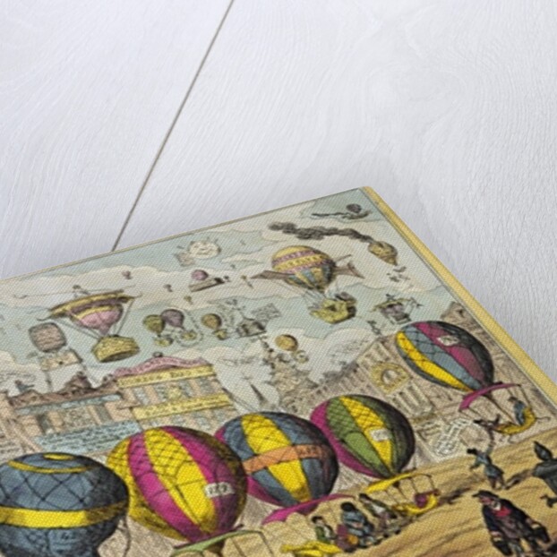 Scene in the Farce 'Lofty Prospects' as performed with great success for the Benefit and amusement of John Bull, 1825 by George Cruikshank