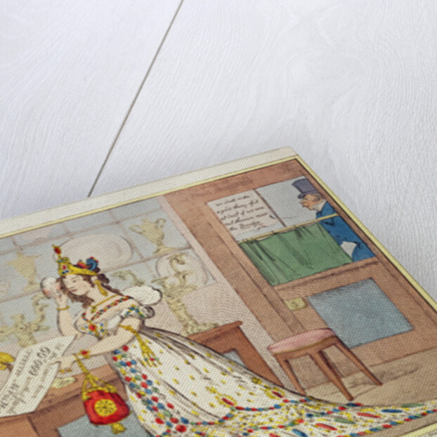 Retrenchment Economy Reform, or the Cunning Jeweller, 1822 by English School