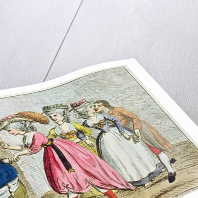 Female Influence, or, the Devonshire Canvas, 1784 by English School