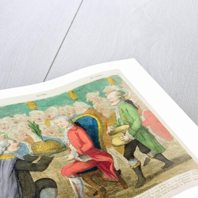 Plum Pudding Billy in all his Glory, 1784 by English School