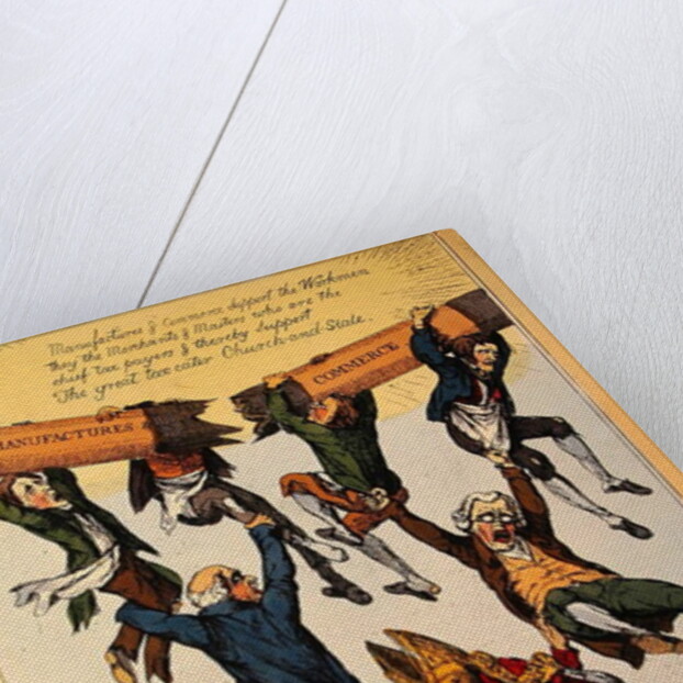State of the Nation, 10th June 1829 by English School