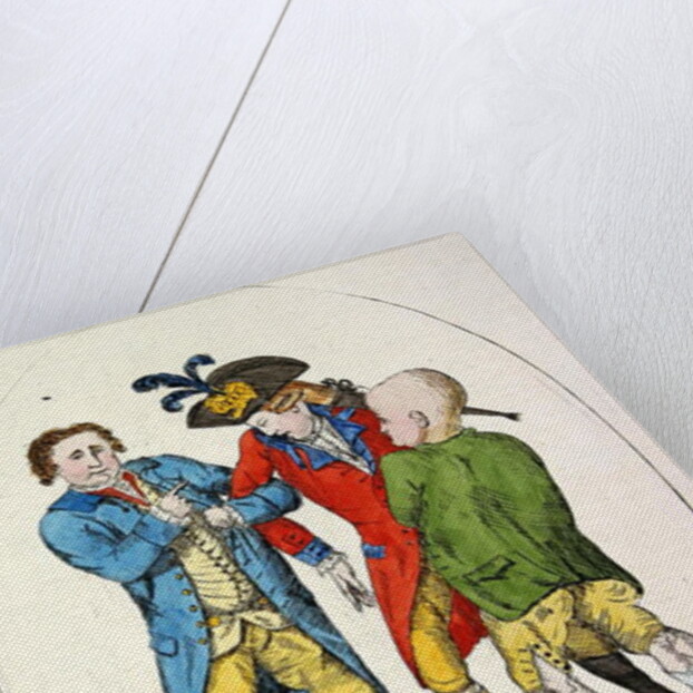 Returning from Brooks's, 1784 by James Gillray