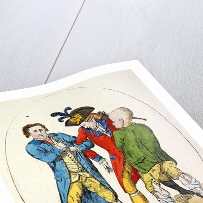 Returning from Brooks's, 1784 by James Gillray