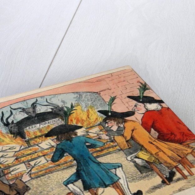 A Welsh Feast on St. David's Day, 1790 by English School