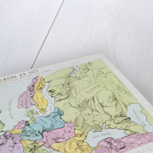L'Europe en 1871, 1871 by Paul Hadol
