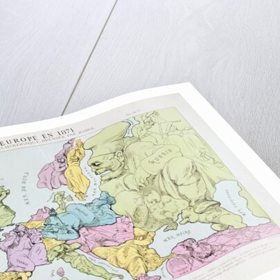 L'Europe en 1871, 1871 by Paul Hadol