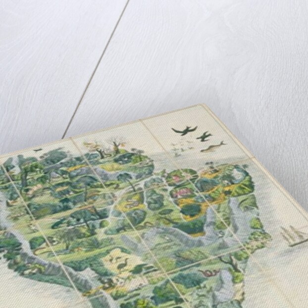 Wallis's New Game of Wanderers in the Wilderness, board game, published by Edward Wallis, c.1844 by English School