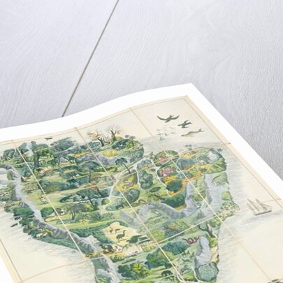 Wallis's New Game of Wanderers in the Wilderness, board game, published by Edward Wallis, c.1844 by English School