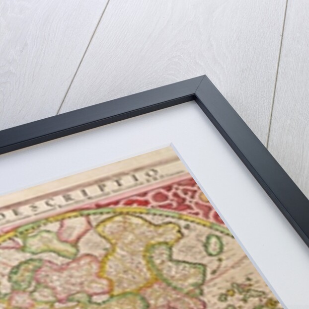 Double Hemisphere World Map, 1587 by Gerardus Mercator