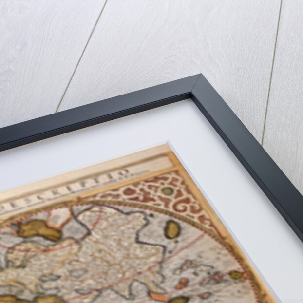 Double Hemisphere World Map, 1587 by Gerardus Mercator