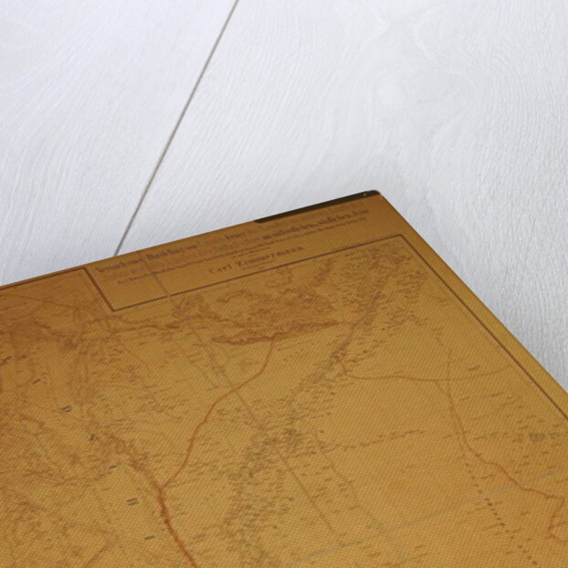 Map of the Cutch region of India and its border with neighbouring Baluchistan, by Carl Zimmerman, 1851 by German School