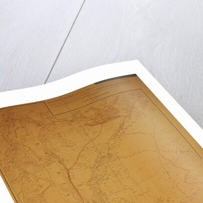 Map of the Cutch region of India and its border with neighbouring Baluchistan, by Carl Zimmerman, 1851 by German School