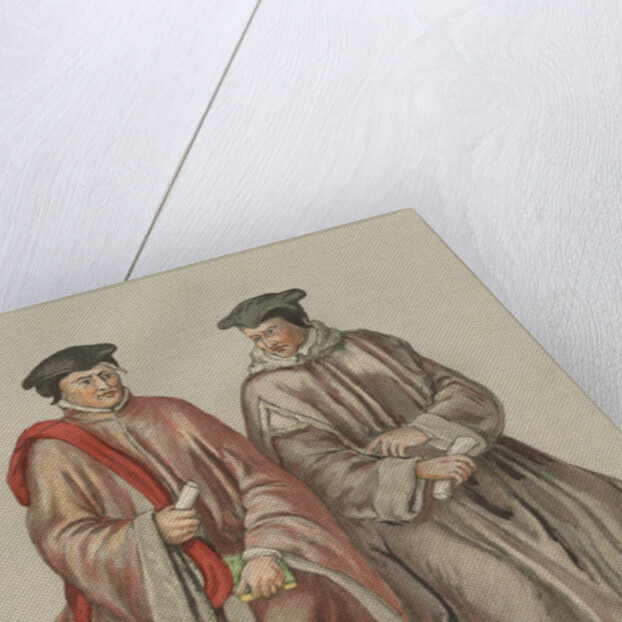 Elizabethan judges in their robes by Lucas de Heere