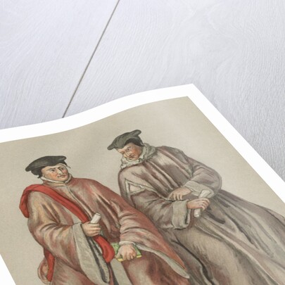 Elizabethan judges in their robes by Lucas de Heere