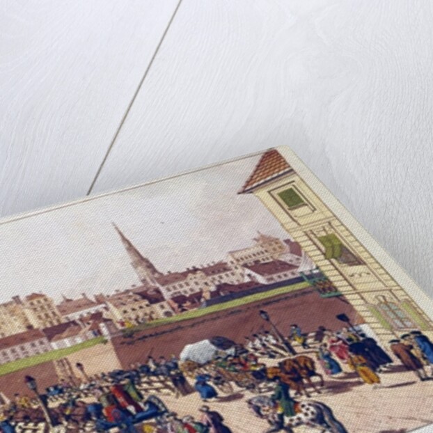 The Bridge at Leopoldstadt, Vienna, 1780 by Johann Ziegler