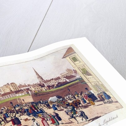 The Bridge at Leopoldstadt, Vienna, 1780 by Johann Ziegler