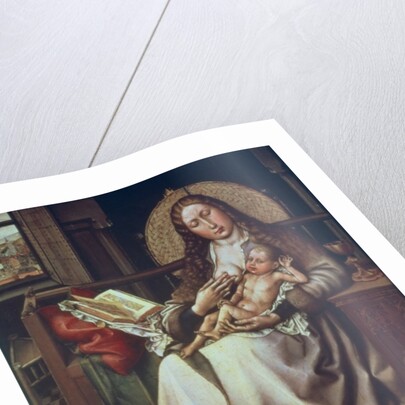 Virgin and Child Before a Firescreen, c.1440 by Master of Flemalle