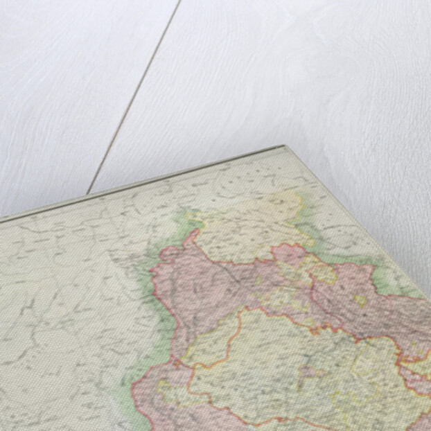 Map of India. by English School