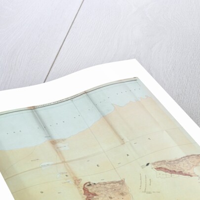 Geological Map of the Cutch Desert, 1870 by English School