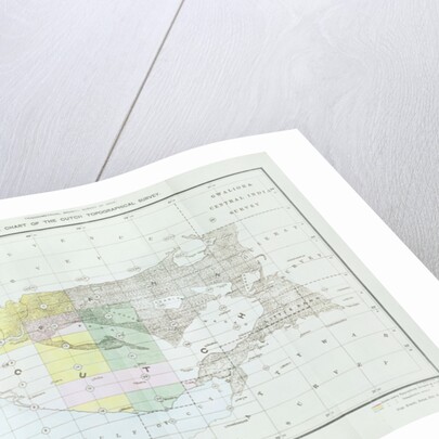 Index Chart of the Cutch Topographical Survey by the Trigonometrical Branch, Survey of India, Dehra Dun, November, 1881 by English School