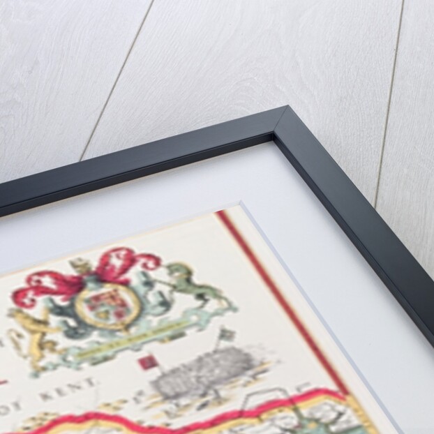 Sussex, engraved by Jodocus Hondius from John Speed's Theatre of the Empire of Great Britain, pub. by John Sudbury and George Humble, 1611-12 by John (after) Speed