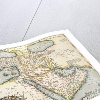 Map of the Middle East, from Theatrvm Orbis Terrarvm, 1570 by Abraham Ortelius