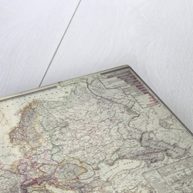 Map of Europe, 1841 by German School