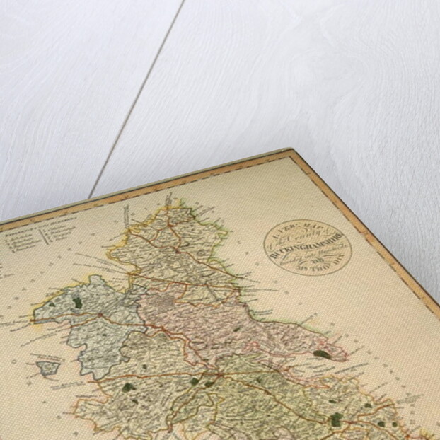 A New Map of the County of Buckinghamshire, 1816 by English School