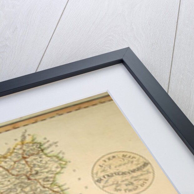 A New Map of the County of Buckinghamshire, 1816 by English School