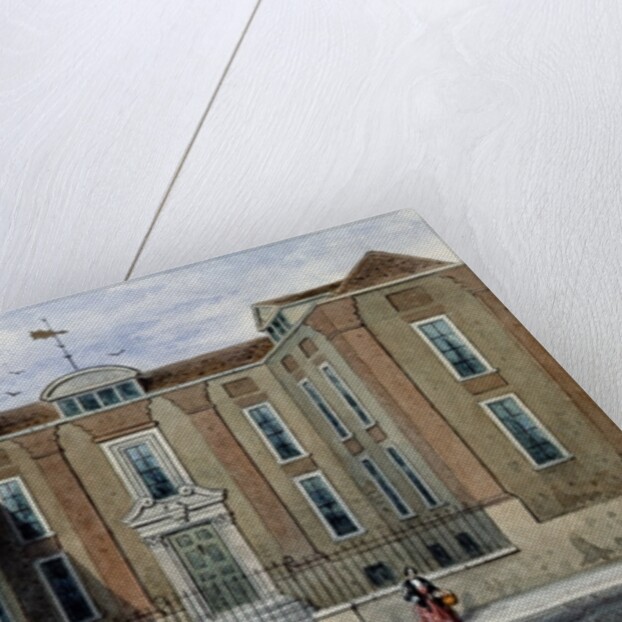 An Ancient Mansion, called Pitchett Hall, South Side of Union St., Southward, 1828 by Thomas Hosmer Shepherd