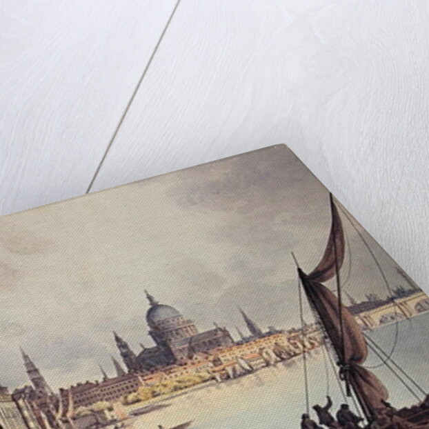 View of Somerset House and the Thames, 1796 by Thomas Snr. Malton